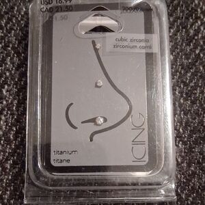 Icing Cubic Zirconia Nose Stud Set